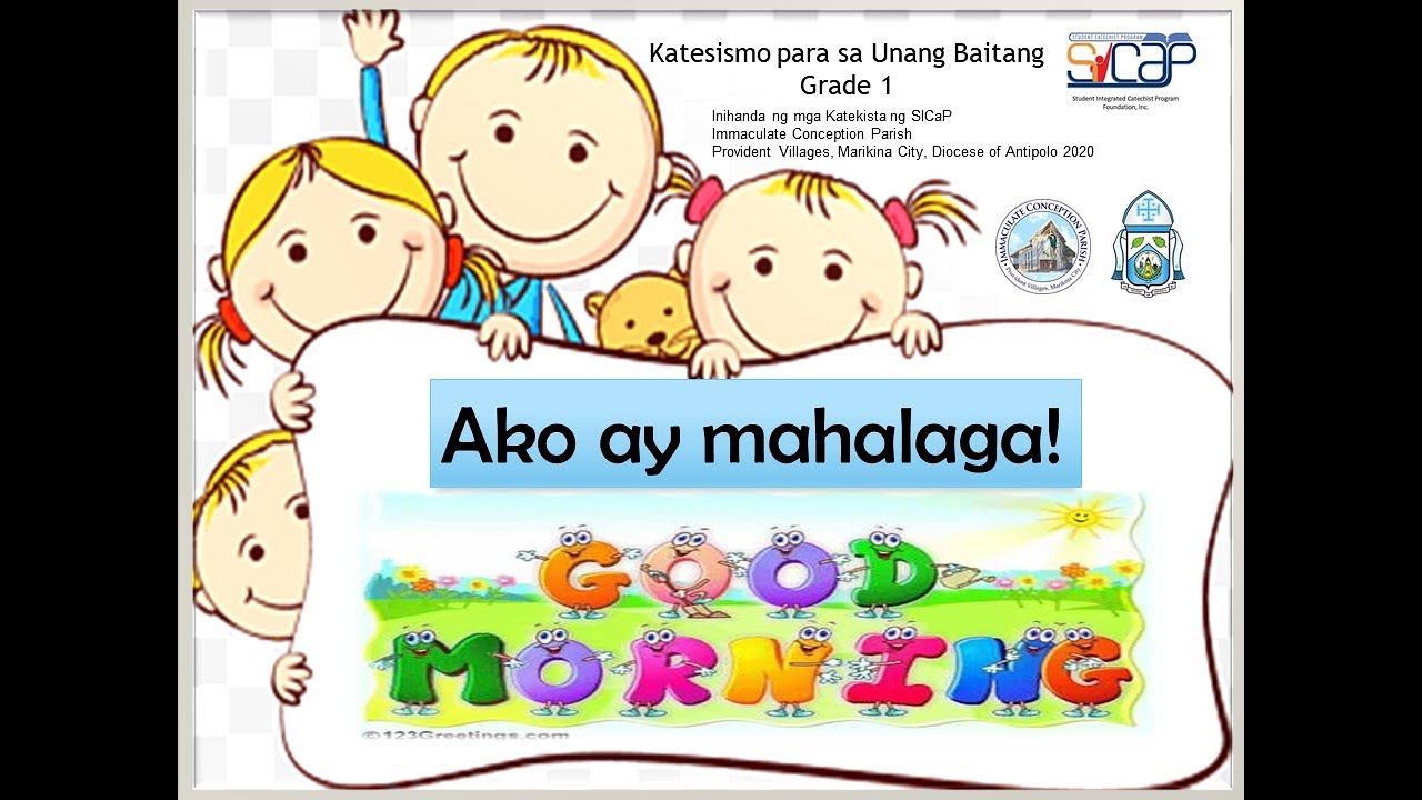Grade 1 Catechism Lesson 1:  Each Person is God's Special Creation