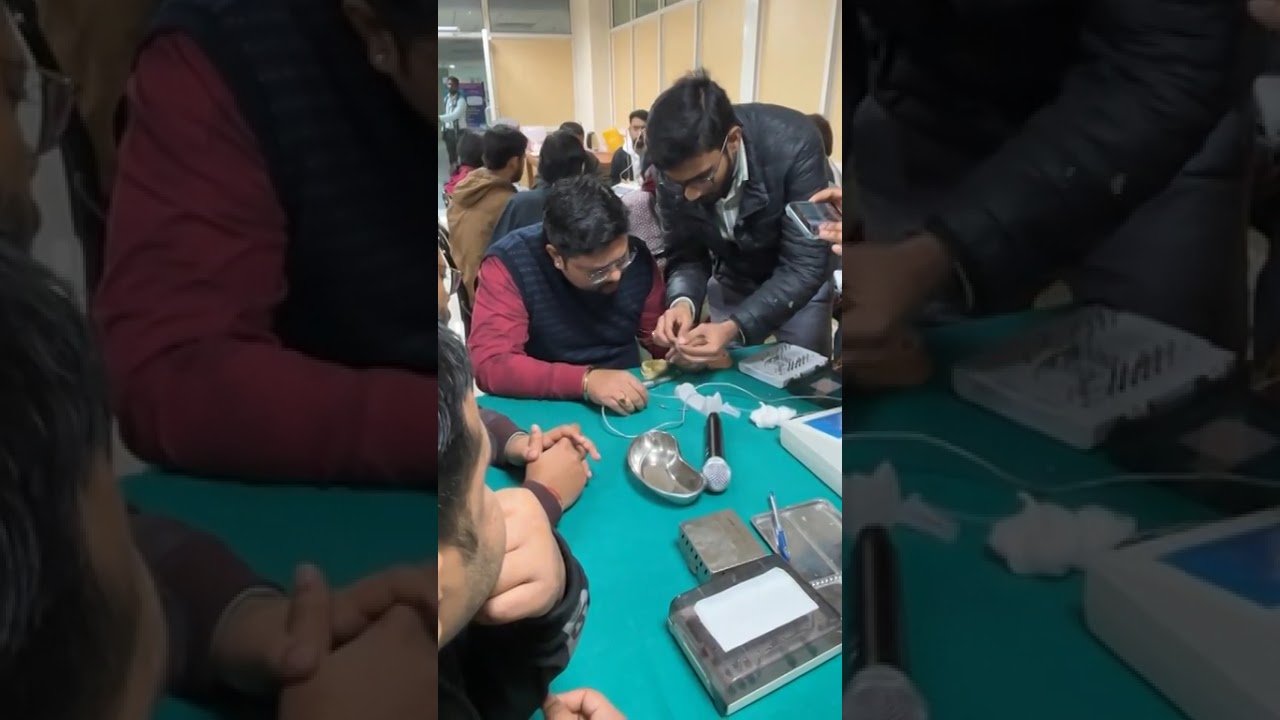 implantology workshop bhu guided by Dr Aumkar 