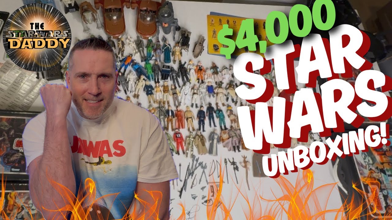 Эпичная распаковка коллекции Star Wars за 4000 долларов! Более 100 фигурок, никаких репродукций, ...