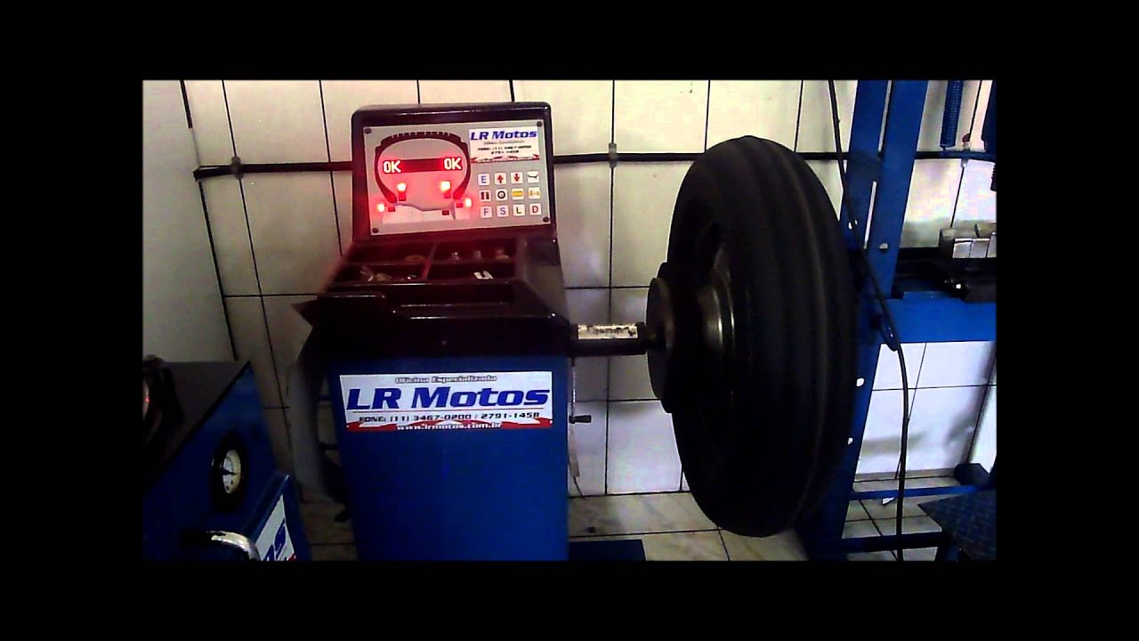 LR Motos - Balanceamento da Roda Traseira da Honda Shadow 600 Preta - 6870