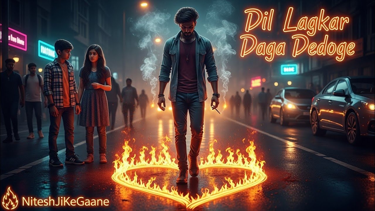 “Dil Lagakar Daga De Doge 💔 | Heartbreak Song | दर्द में जलता इश्क़ |NiteshJiKeGaane”#hearttouching 