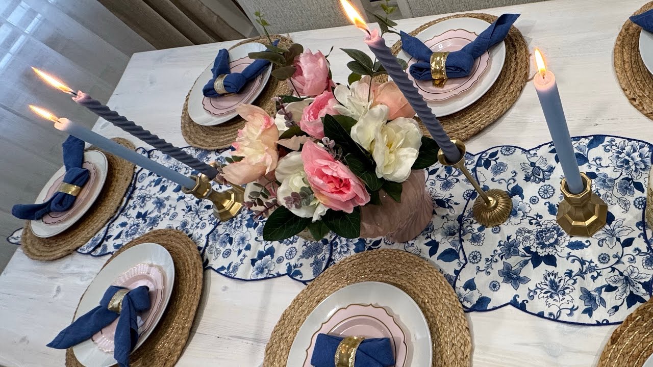 Decoración comedor primavera 🌺💕hermoso 
