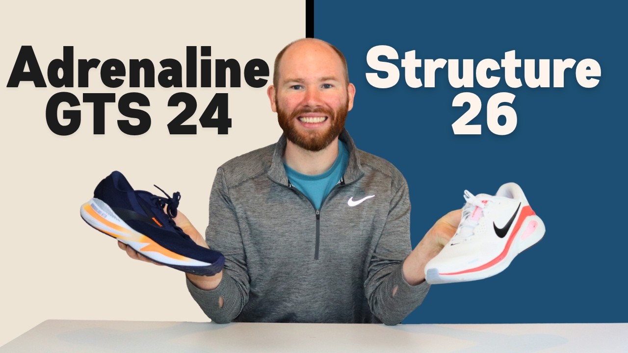 Brooks Adrenaline GTS 24 vs Nike Structure 26 by a Foot Specialist