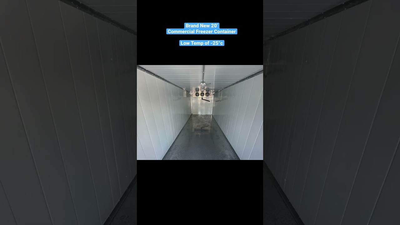 20&rsquo; Foot Commercial Freezer with a low temp of -25&deg;c !