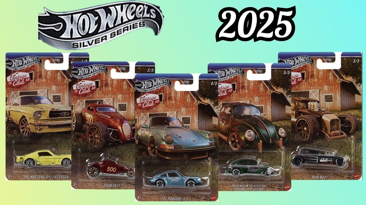Hot Wheels 2025 Vintage Club Set