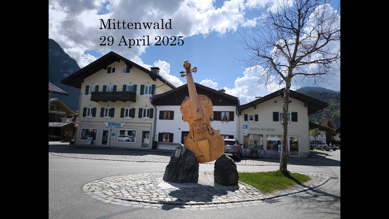 Krün - Garmisch-Partenkirchen - Scharnitz - Mittenwald. 29 April 2025. Musik Viktus62