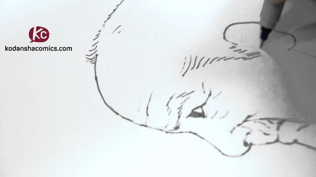 Watch Hiroya Oku drawing Inuyashiki characters! (and win this autograph!)