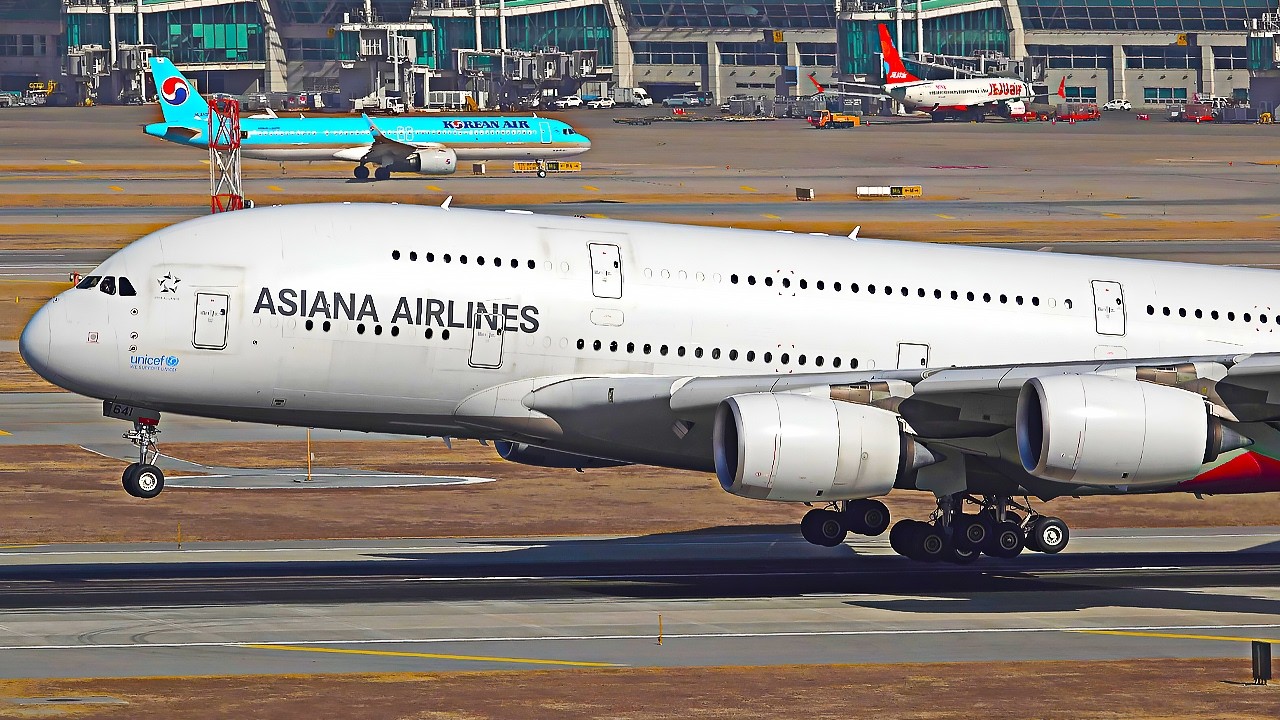 인천공항 활주로 앞 명장면! 비행기 이륙·착륙 20분 연속 감상 ✈️ 4K 공항 힐링뷰