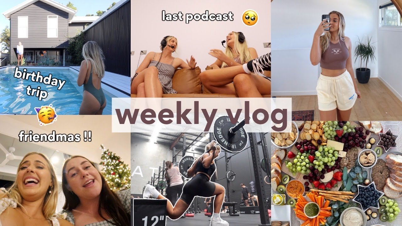 WEEKLY VLOG | Hosting Friendmas + Birthday Trip 🎁