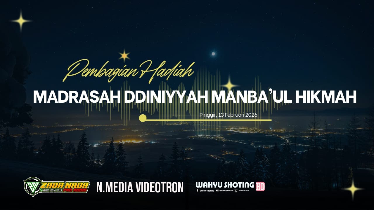 🔴LIVE MADRASAH DINIYAH MANBA'UL HIKMAH Dk.Pinggir,Tanggan,Gesi 13 Februari 2026