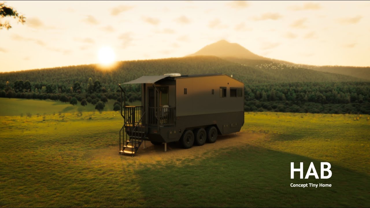 Tiny Home Concept Rendered in Blender