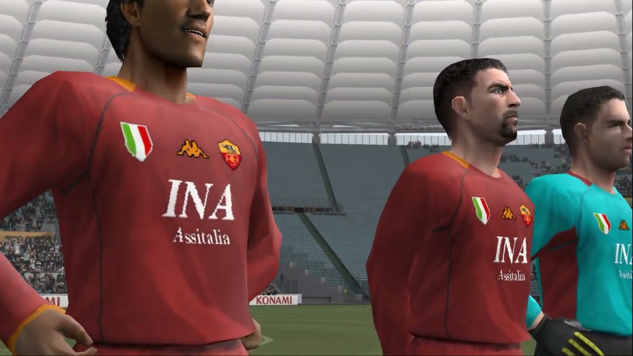PES 6 Gameplay PS2 (PCSX2) Serie A 2001-02 Option File (link in description)