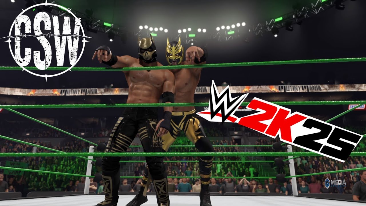 Mutiny vs Social Outcasts (CSW Tuesday Night Takedown) #WWE2k25