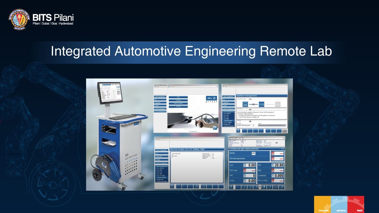 Watch how the Integrated Automotive Engineering lab can be accessed remotely by WILP participants