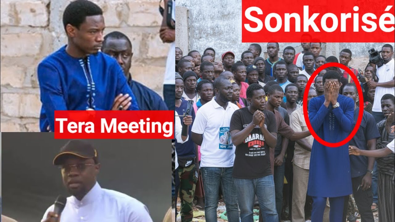 Pape Djibril Fall Sonkoris&eacute; 😂 Meeting de Ousmane Sonko d&eacute;f na Effet 😂 