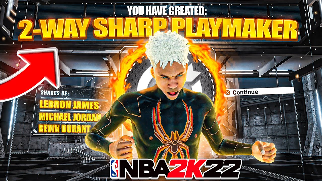 THE DEMIGOD BUILD OF NBA2K22 THIS 2-WAY SLASHING PLAYMAKING SHARPSHOOTER BUILD WILL BREAK 2K22