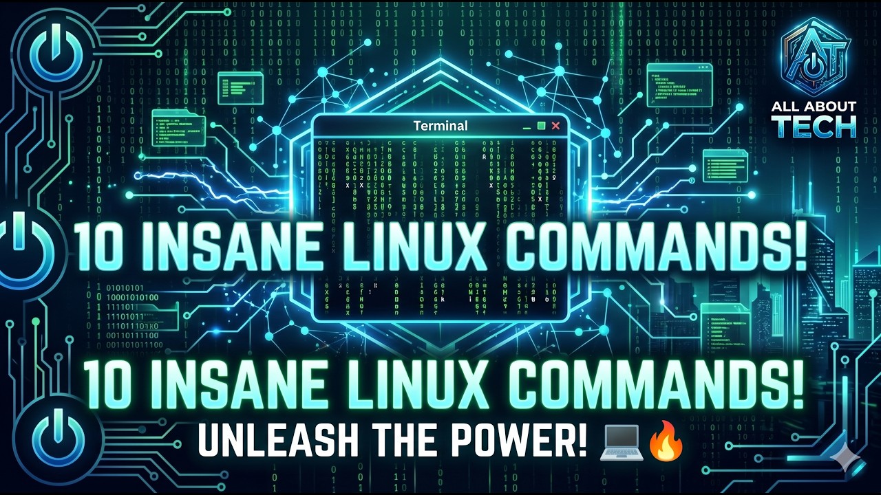 10 Crazy Linux Terminal Commands That Are Absolutely Amazing! 💻🔥