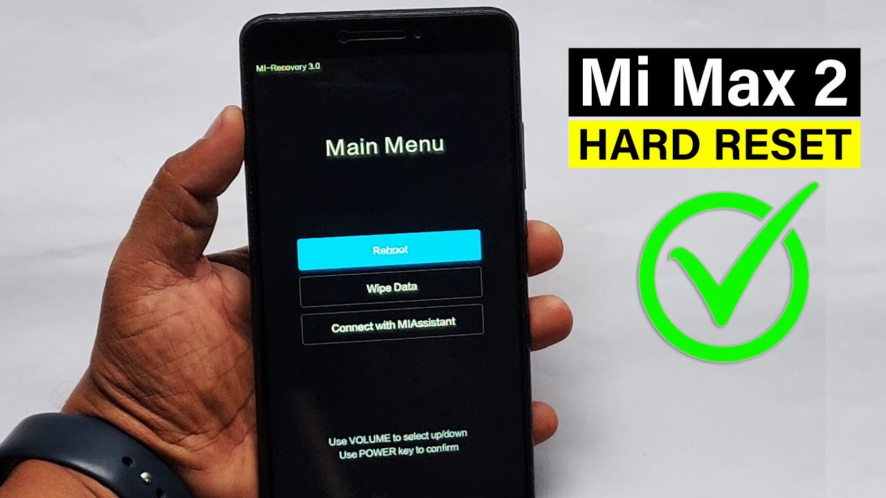 Hard Reset or Screen Unlock ' Mi Phone Mi Max 2 ' with Easy Trick