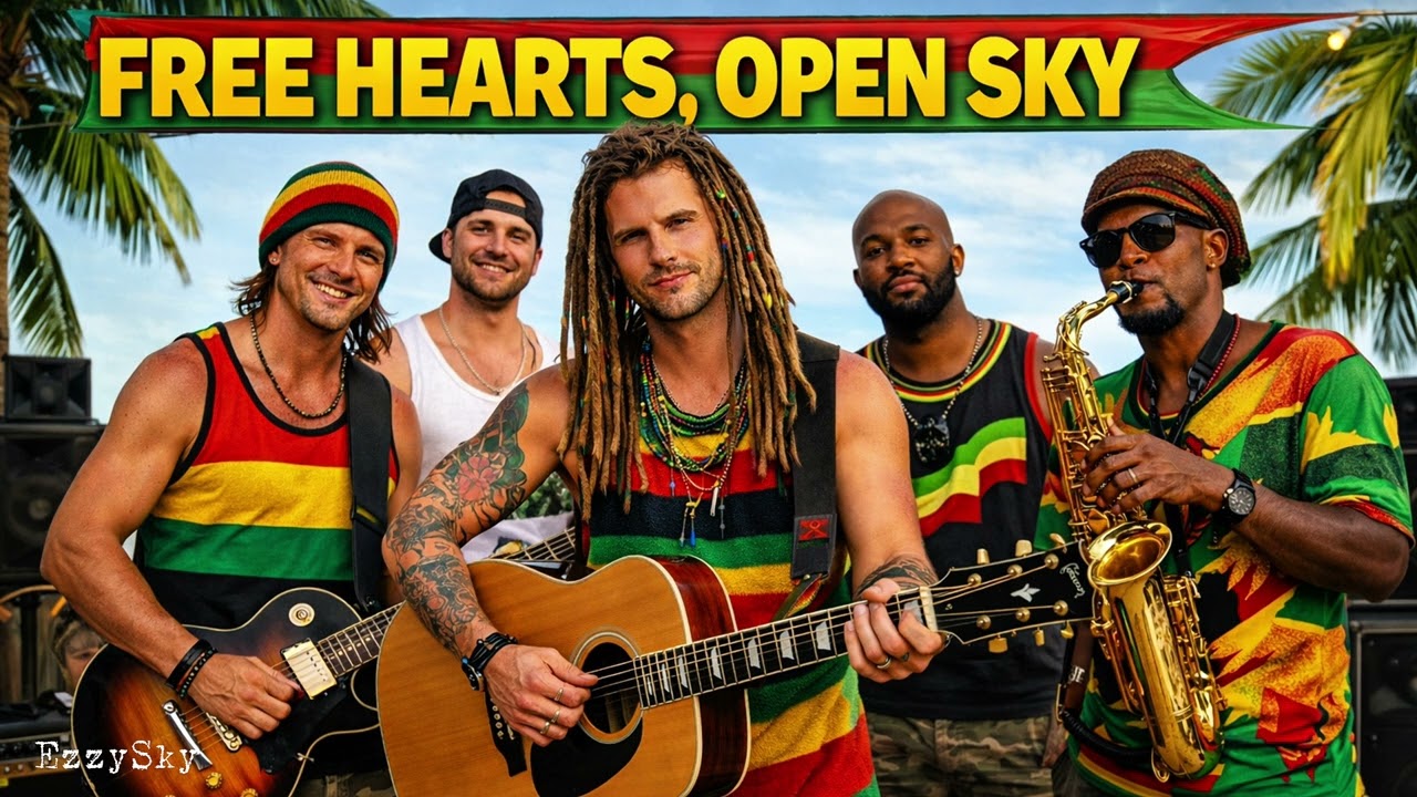 Free Hearts, Open Sky 🌅 | Feel-Good Reggae Ska | Smile, Dance & Be Free