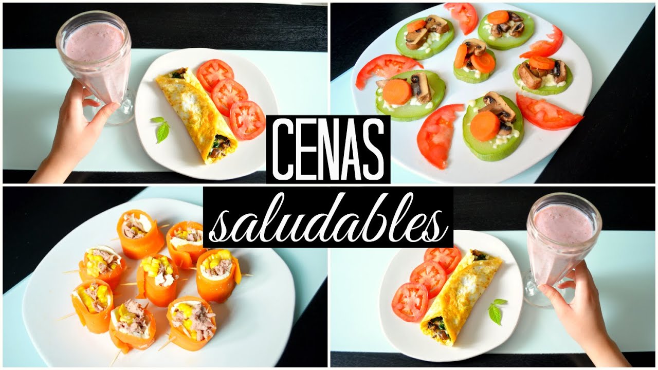 Que CENAR y No ENGORDAR! (3 ideas) ♡ Colaboracion Con Alexandra Rodriguez