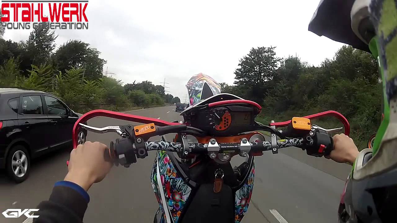 Hooligan Ride Wheelies and Street Stunt Supermoto KTM SMCR 690