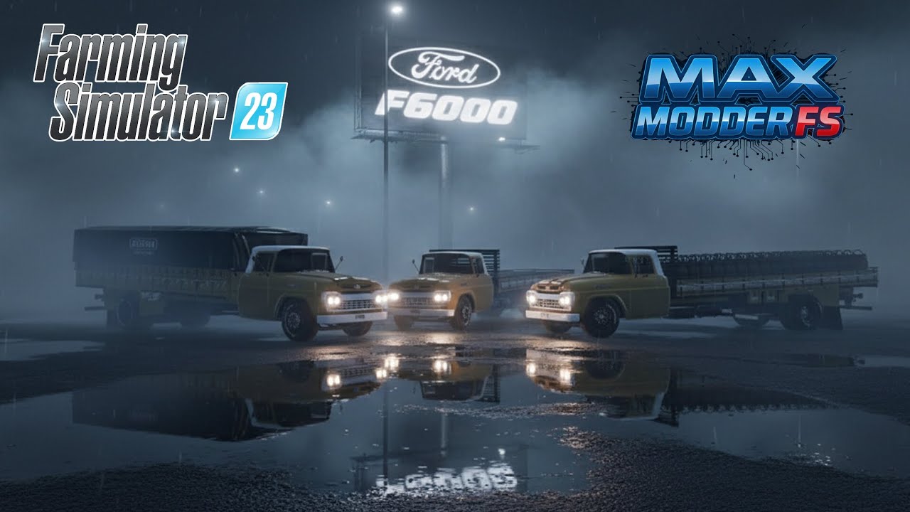 FS23 MOD FORD F600 + PAC DE CARROCERIAS 