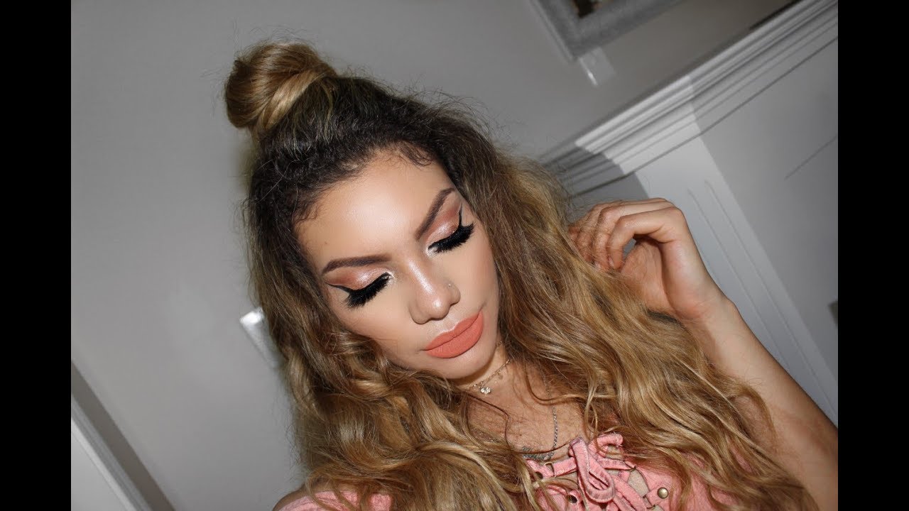 GLITTER CUT CREASE MAKEUP LOOK!♥