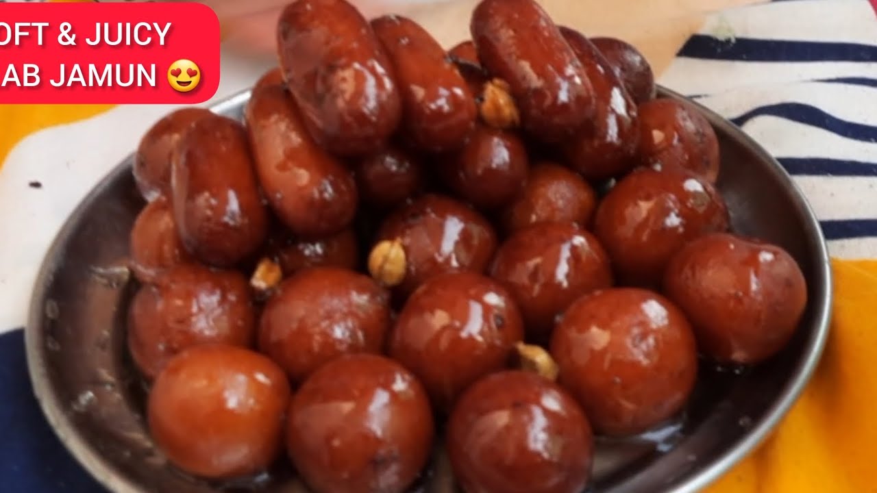 Soft & Juicy Gulab Jamun Recipe 😍 | Halwai Style at Home | The Comfort Food
