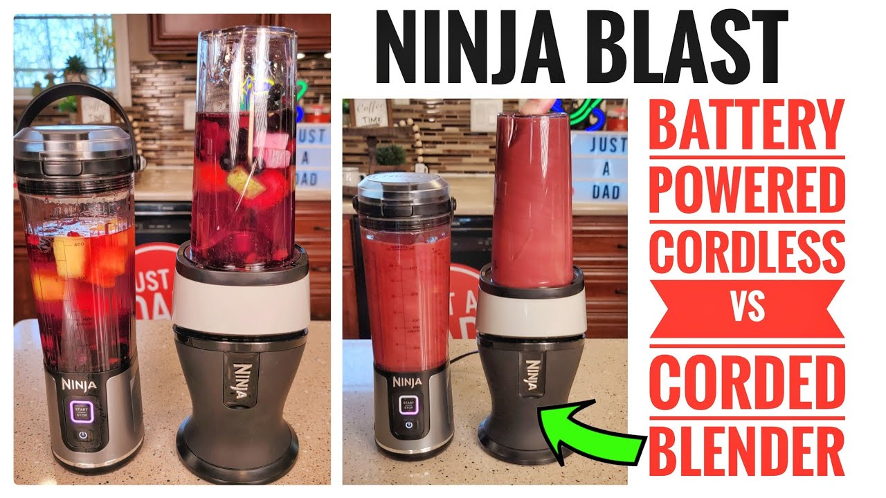 NINJA Blast Cordless vs Ninja Fit Compact Personal Blender with Cord Comparison