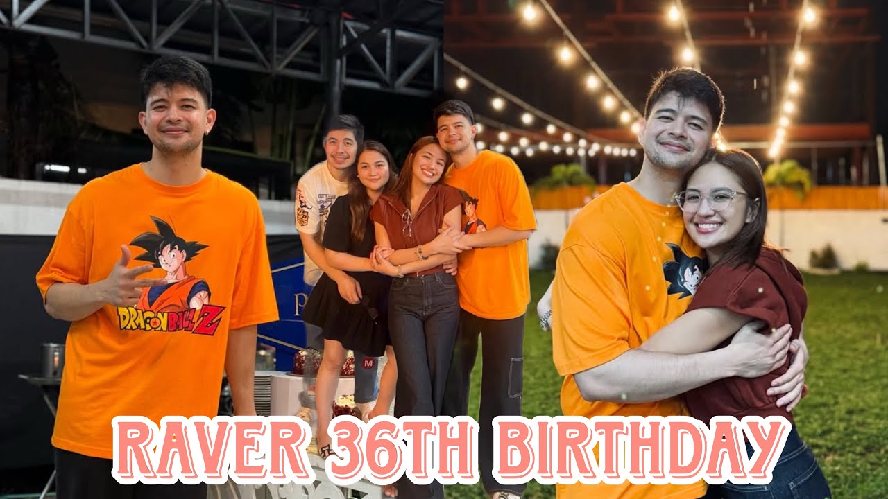 RAYVER CRUZ 36TH BIRTHDAY CELEBRATION PRESENT ANG GIRLFRIEND NA SI JULIE ANNE SAN JOSE AT CRUZ FAM