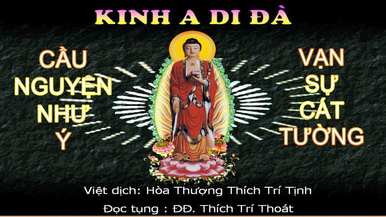 Kinh A Di Đ&agrave; ( C&oacute; Chữ - Dịch Nghĩa ) - ĐĐ.Th&iacute;ch Tr&iacute; Tho&aacute;t Tụng