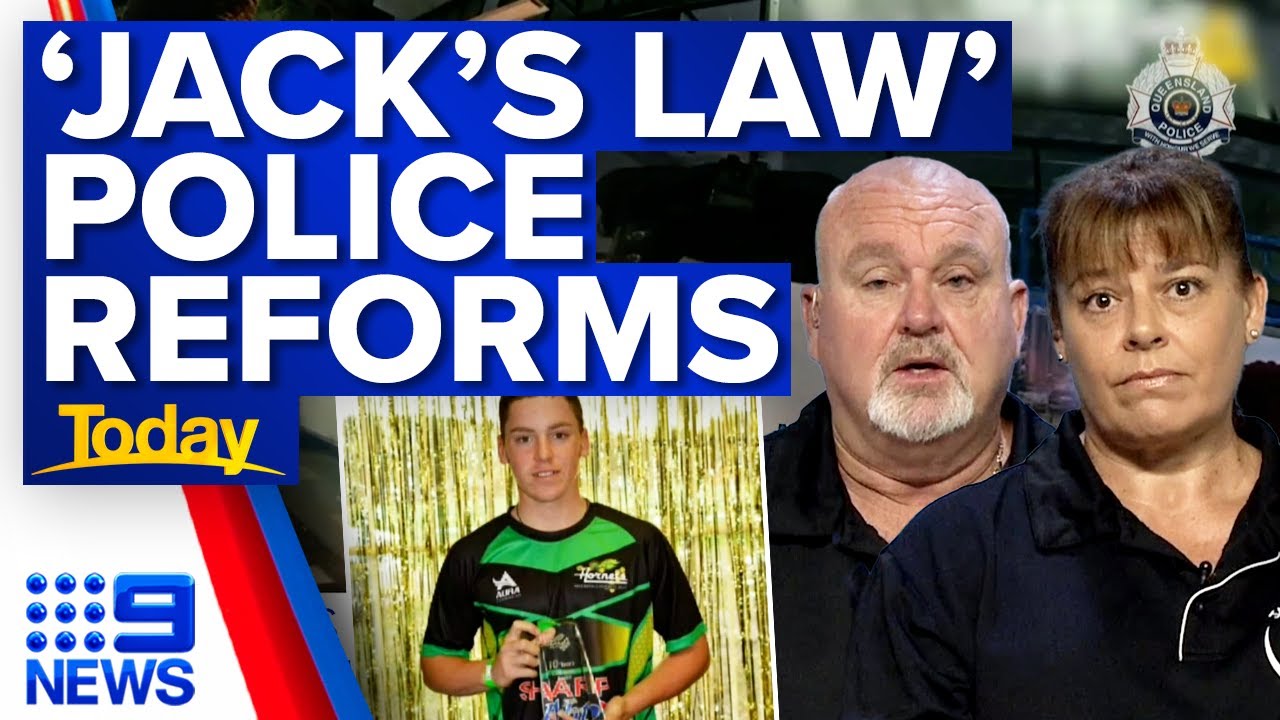 Queensland Police given more powers as part of new ‘Jack’s Law’ | 9 News Australia
