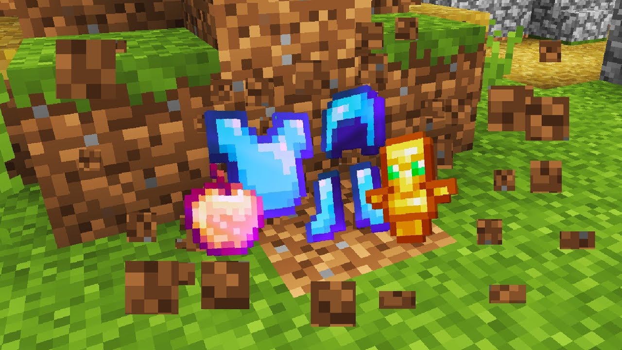 Randomizer UHC but grass drops INFINITE OP loot...