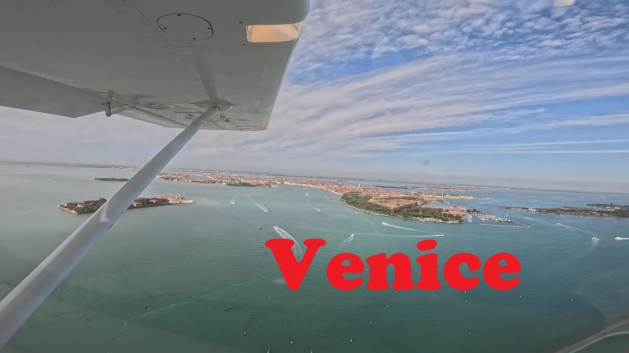 Flight from LIDU (Carpi) to LIPV (Lido di Venezia) on board of Tecnam P 92 E