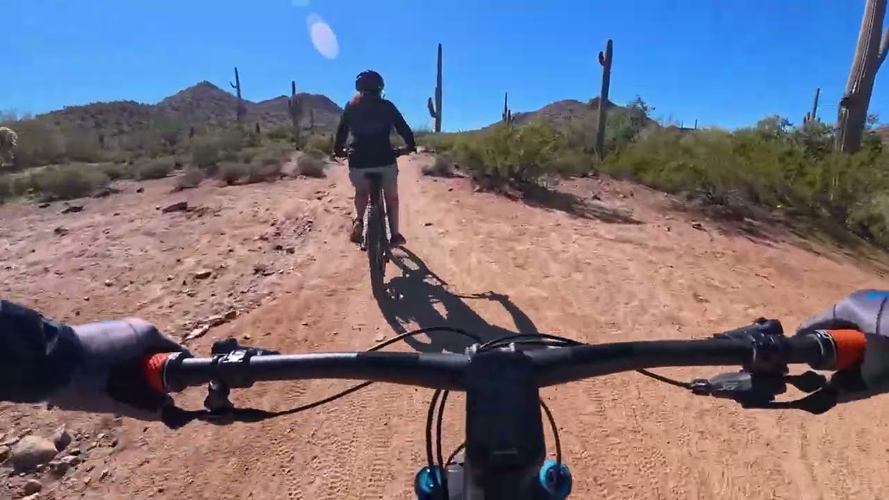 Mountain Biking San Tan Mountain Regional Park//Phoenix, AZ