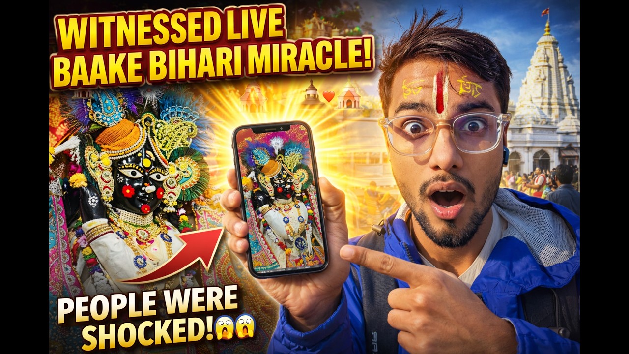 Something Unbelievable Happened at Banke Bihari Temple, Vrindavan 😳🙏