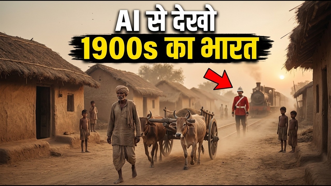 100 साल पहले का भारत कैसा था? | AI Reconstruction (1900s India)