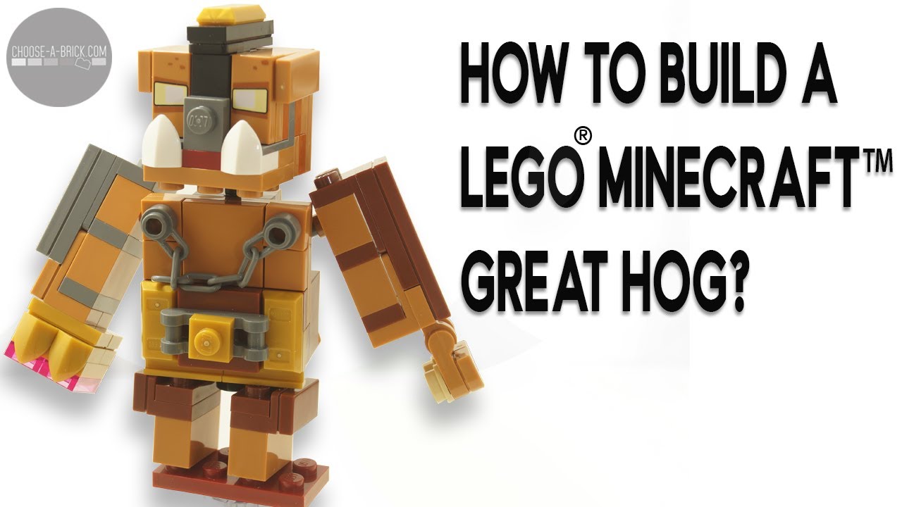 How to Build the Great Hog – Step-by-Step LEGO® Minecraft Movie Tutorial!