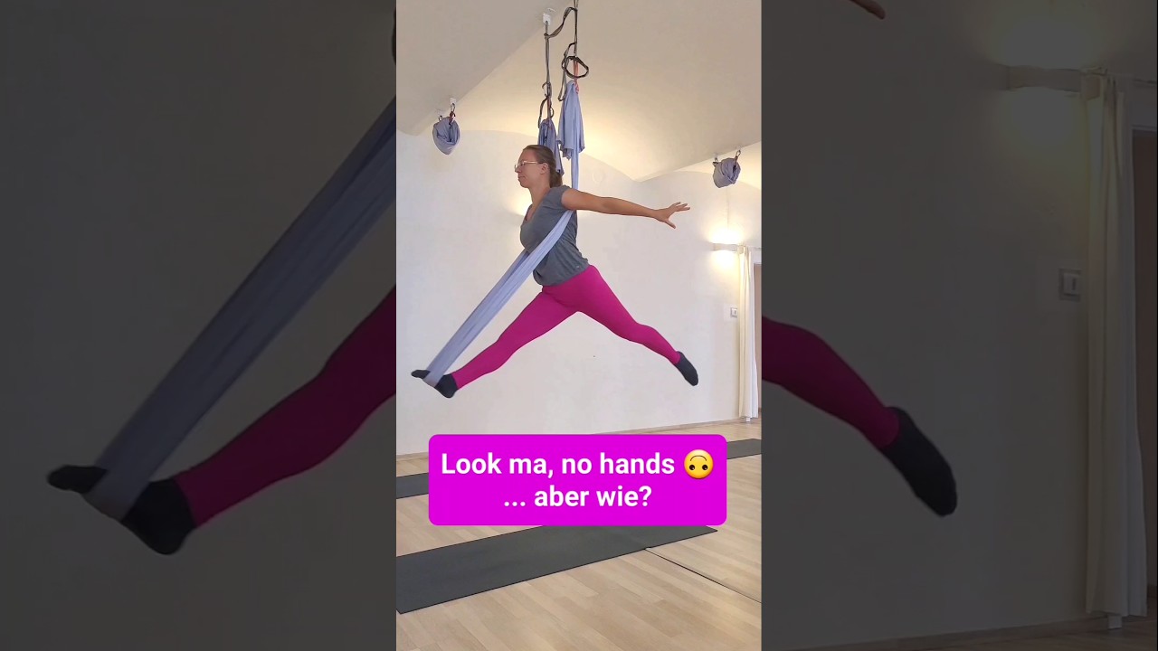 Mehr Aerial Yoga &Uuml;bungen findest du in der Playlist auf meinem Kanal 🧚&zwj;♀️ #aerialyoga #flyandflow