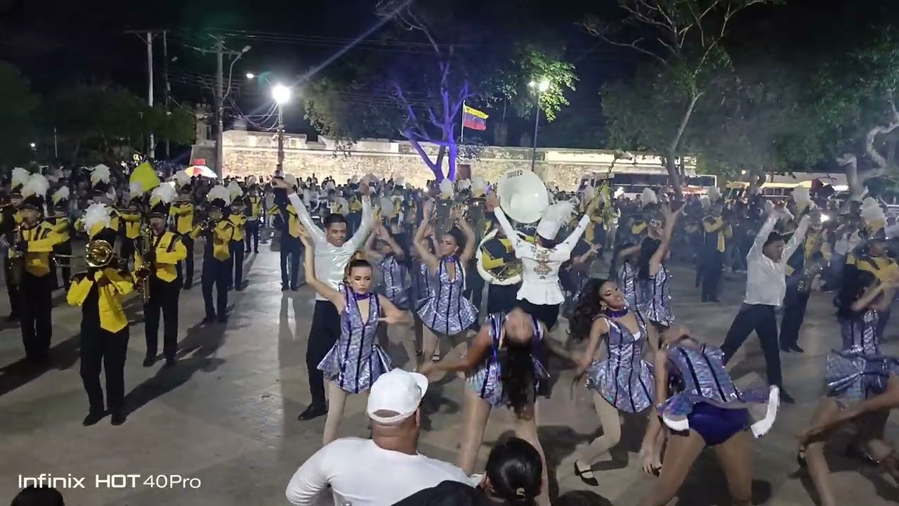 Banda Show Nuestra Señora de la Caridad - Drill en la II competencia de bandas Pampatar 2025