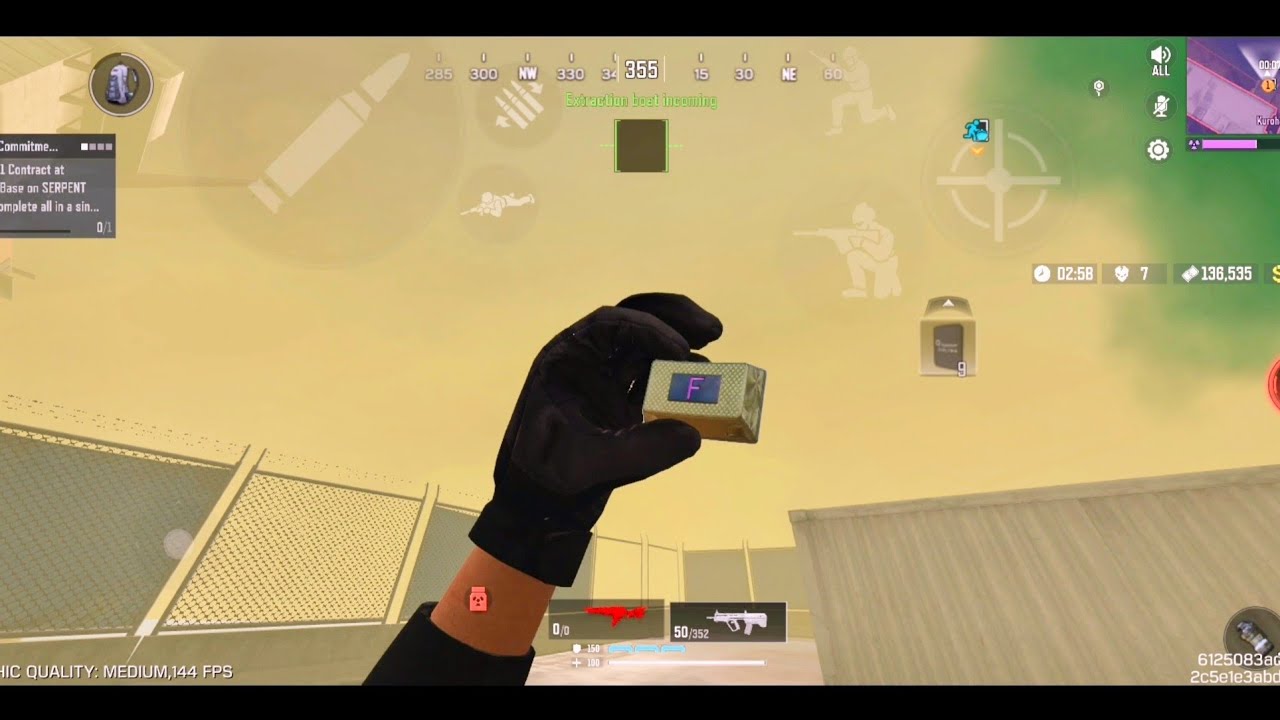 Solo Squads DMZ 9.7Mill Extract COD Mobile