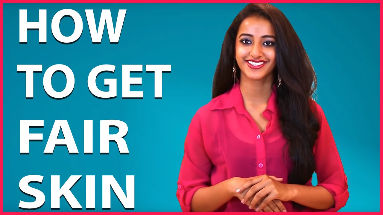 How To Get FAIR SKIN At Home Naturally (In 1 Week)