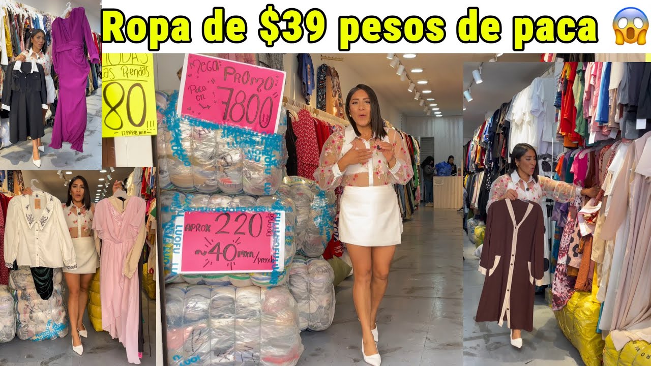 Ropa de $39 pesos de PACA 😱 baratísima 