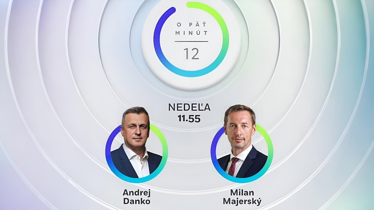 O 5 min&uacute;t 12: Andrej Danko (SNS) vs. Milan Majersk&yacute; (KDH) | 21.9.2025