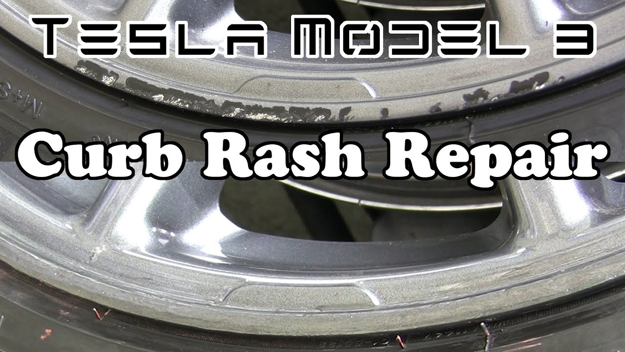 Tesla Model 3 - Curb Rash Repair