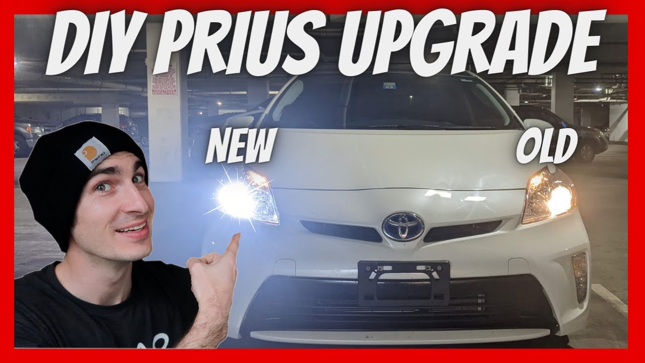 Как установить светодиодные фары на Toyota Prius 2010-2015 (ЛЕГКО СДЕЛАЙТЕ СВОИМИ РУКАМИ) Передел...