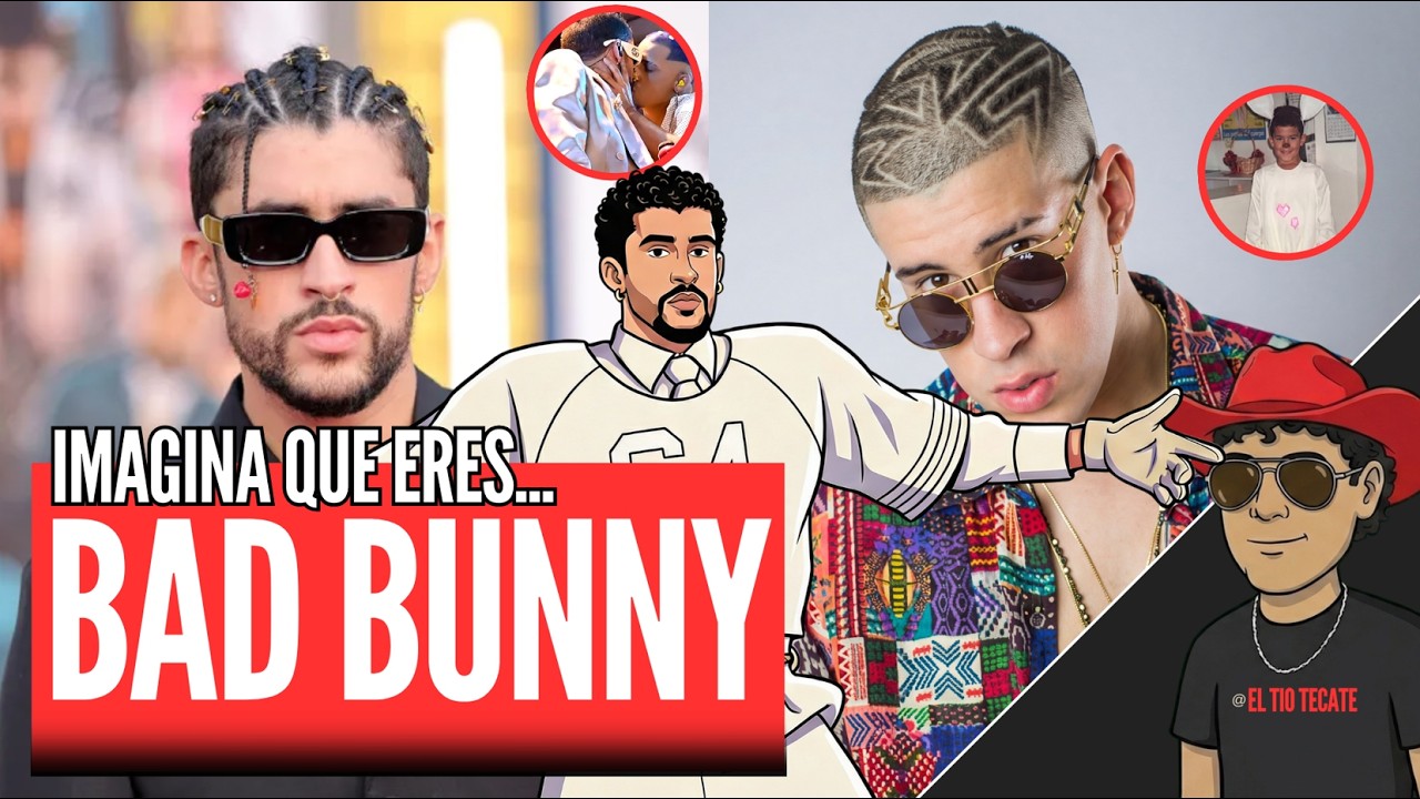 IMAGINA que eres BAD BUNNY - 🐰 LA VERDADERA HISTORIA DE BAD BUNNY: Del Supermercado al Super Bow LX