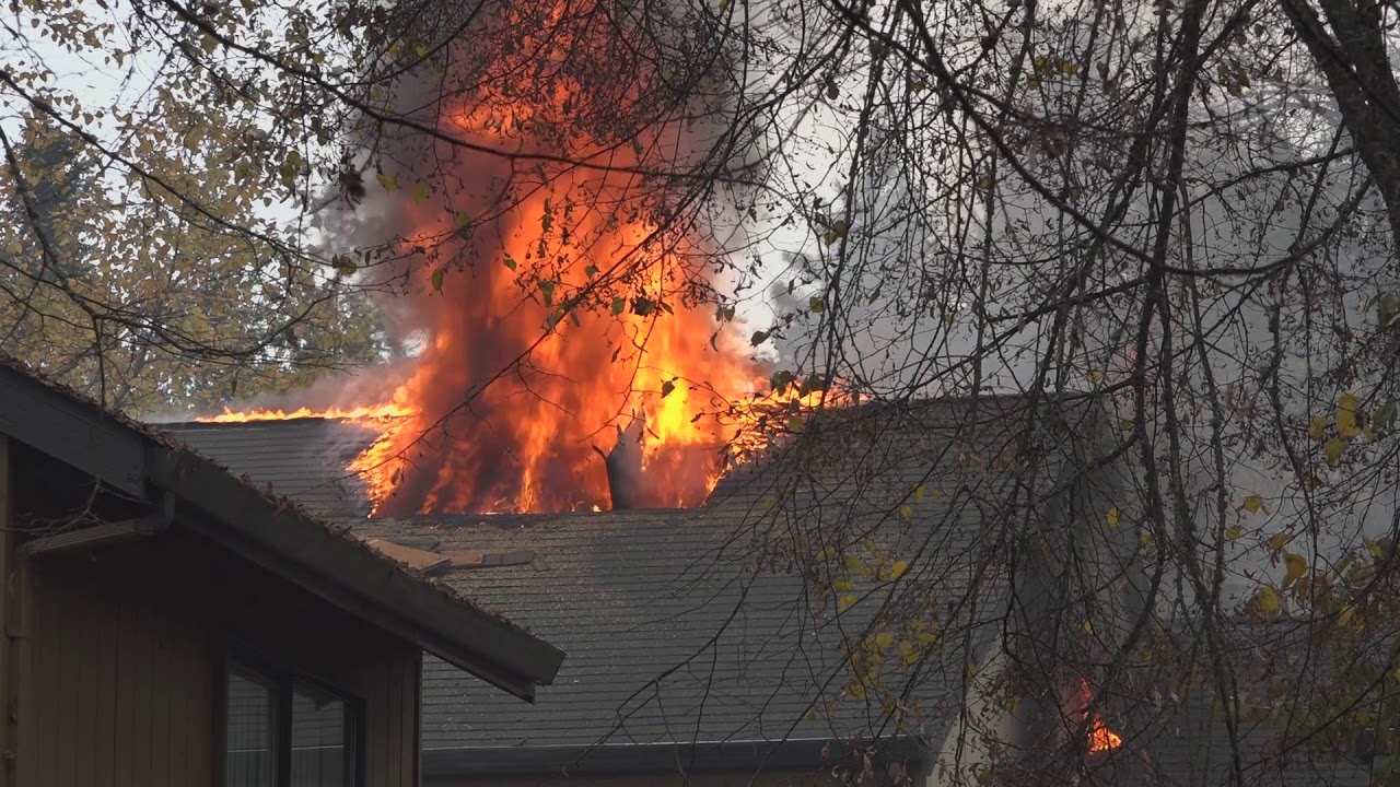 Nov 1, 2018: Federal Way, WA 2 alarm apartment fire