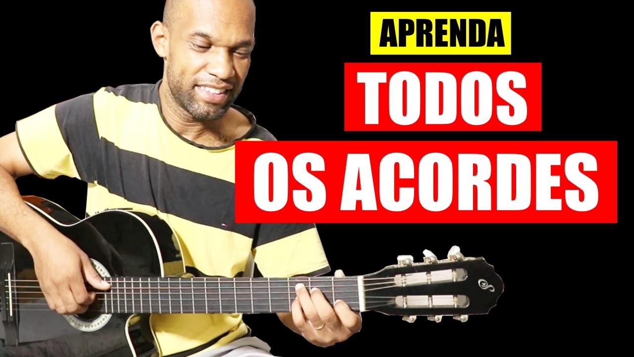 Todos os ACORDES Se Aprende Assim - fácil demais - Prof. Ronaldo Andrade