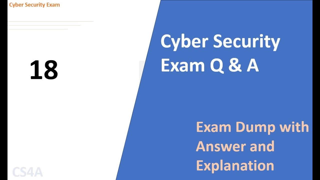 4 Cybersecurity Certification - Q and A